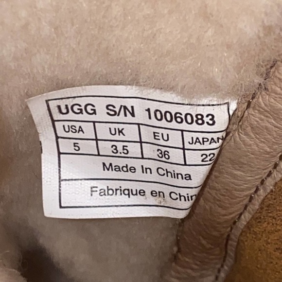 UGG Kaleen Boots Leather Mid-calf Braided Detail size 5 - Picture 8 of 8